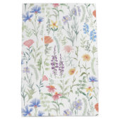 Coquette Vrouwelijke Wildflower Meadow Medium Cadeauzakje (Achterkant)