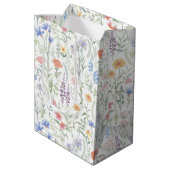 Coquette Vrouwelijke Wildflower Meadow Medium Cadeauzakje (Achterkant Gekanteld)