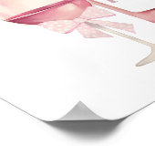 Coquette Wall Art Lichtroze Wijn Poster (Hoek)