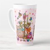 Coquette Water Bottle Latte Mok (Linkerhoek)