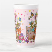 Coquette Water Bottle Latte Mok (Voorkant)