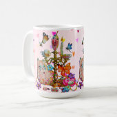 Coquette waterfles koffiemok (Voorkant links)