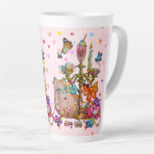Coquette waterfles latte mok (Rechterhoek)