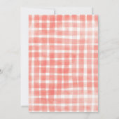 Coquette Wavy Boog Appel van ons Oog Baby shower Kaart (Achterkant)