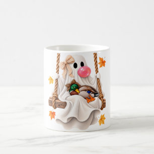 Coquette Wilde Eend Geest Schommel Herfst Hallowee Koffiemok