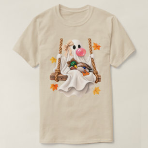 Coquette Wilde Eend Geest Schommel Herfst Hallowee T-shirt