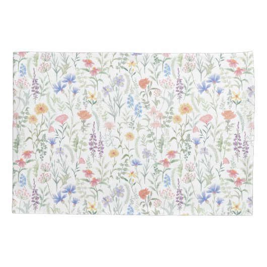 Coquette Wildflower Meadow Kussensloop (Achterkant)