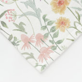 Coquette Wildflower Meadow Personalised Fleece Deken (Hoek)