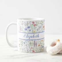 Coquette Wildflower Weide Personalized Blauw