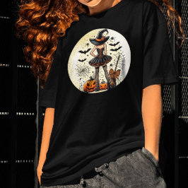 Coquette Witch Halloween T-shirt