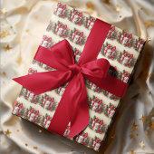 Coquette Wrapped Cadeau voor Kerstmis Cadeaupapier