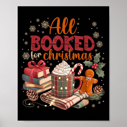 Coquette Xmas Book Lover, Santa Cocoa, All I Want  Poster (Voorkant)