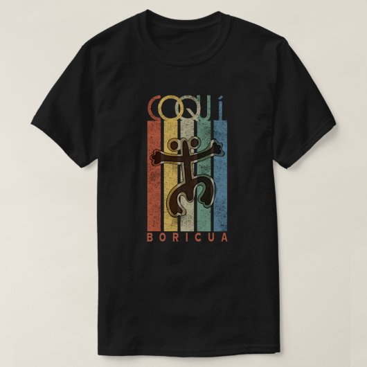 Coqui Boricua T-shirt (Design voorkant)