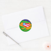 Coqui-flag Sticker Klein (Envelop)