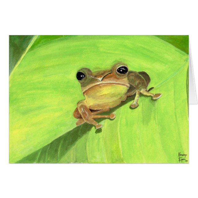 Coquí-kaart (Voorkant Horizontaal)