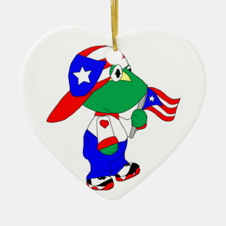 Coqui Puerto Rico Pride Keramisch Ornament