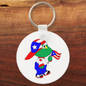 Coqui Puerto Rico Pride Sleutelhanger (Voorkant)
