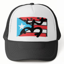 Coqui sobre la Bandera de Puerto Rico
