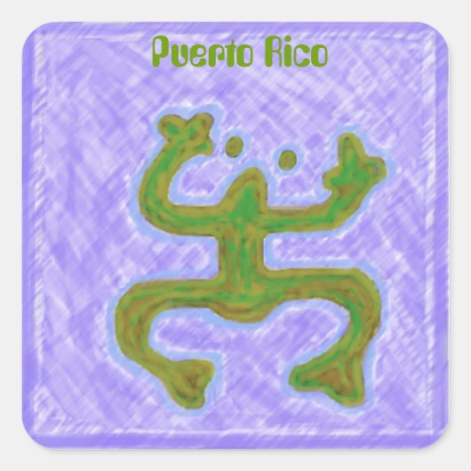 Coqui-Stickers Vierkante Sticker (Voorkant)