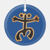 Coqui Taino-Ornament Glas Ornament (Voorkant)