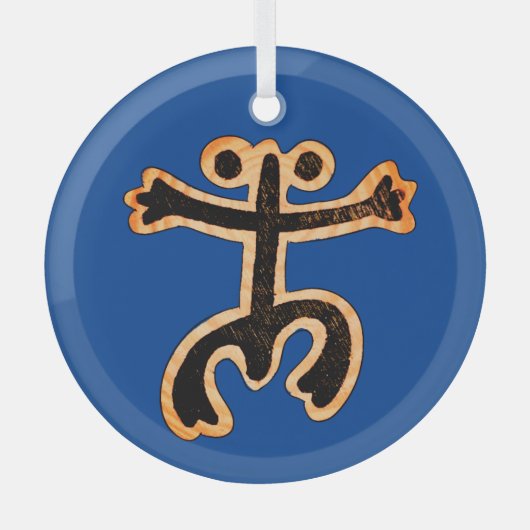 Coqui Taino-Ornament Glas Ornament (Voorkant)