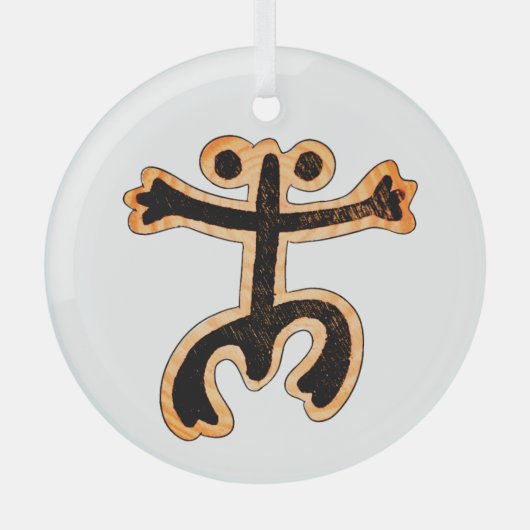 Coqui Taino-Ornament Glas Ornament (Voorkant)