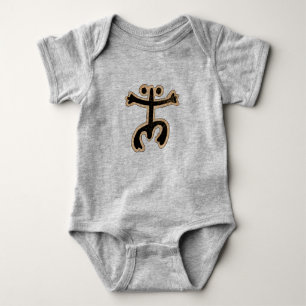 Coqui Taino over hout Romper
