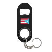 Coqui Taino Puerto Ricaanse vlag Mini Flessenopener (Achterkant)