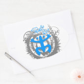 Coqui Taino Puerto Rico Ovale Sticker (Envelop)