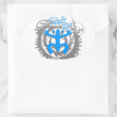Coqui Taino Puerto Rico Ovale Sticker (Tas)