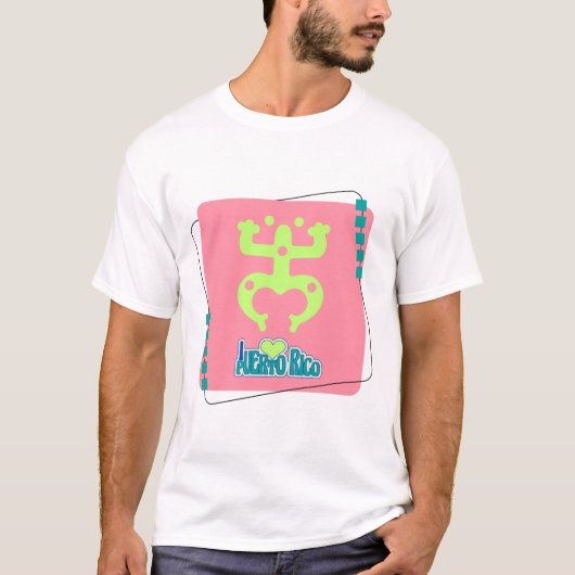 Coqui Taíno Puerto Rico T-shirt (Voorkant)