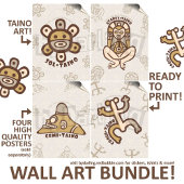 Coqui Taino Puerto Rico Wall Art Download Poster