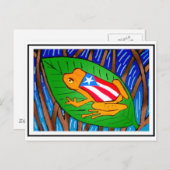 Coqui-vlag Briefkaart (Voorkant / Achterkant)