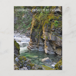 Coquihalla Canyon in BC Canada Briefkaart
