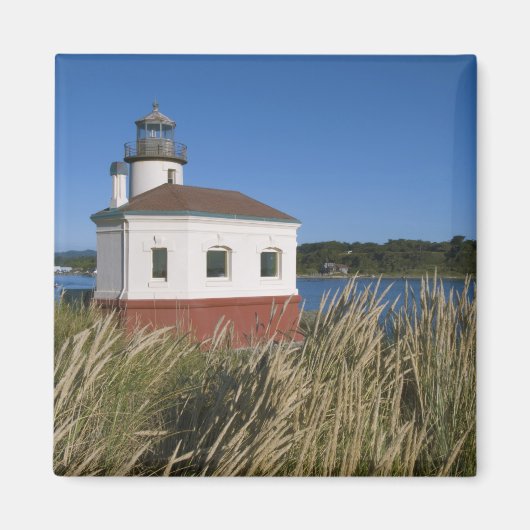 Coquille rivier vuurtoren, Oregon, VS Magneet (Voorkant)