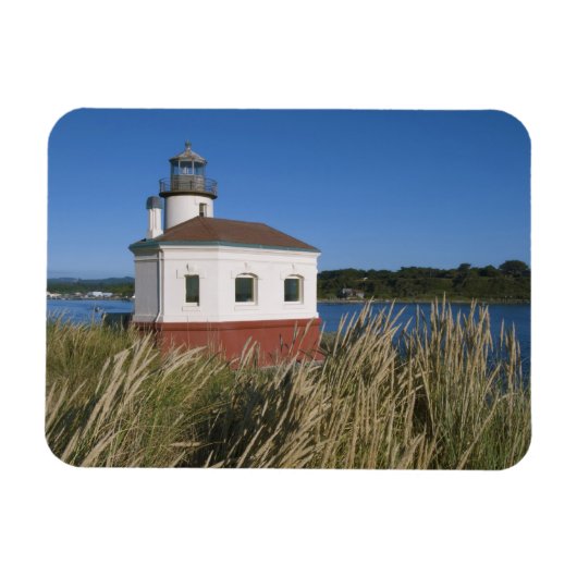 Coquille rivier vuurtoren, Oregon, VS Magneet (Horizontaal)