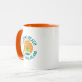 Coquina Beach Florida Coffee Mug Mok (Voorkant links)