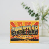 Coquitlam BC Buitenstad Briefkaart (Staand voorkant)