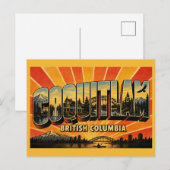 Coquitlam BC Buitenstad Briefkaart (Voorkant / Achterkant)