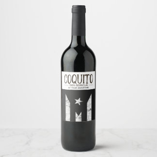 Coquito 100% Puertorico Wijn Etiket