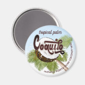 Coquito Coconut Business Adverteren Magneet (Voorkant / Achterkant)