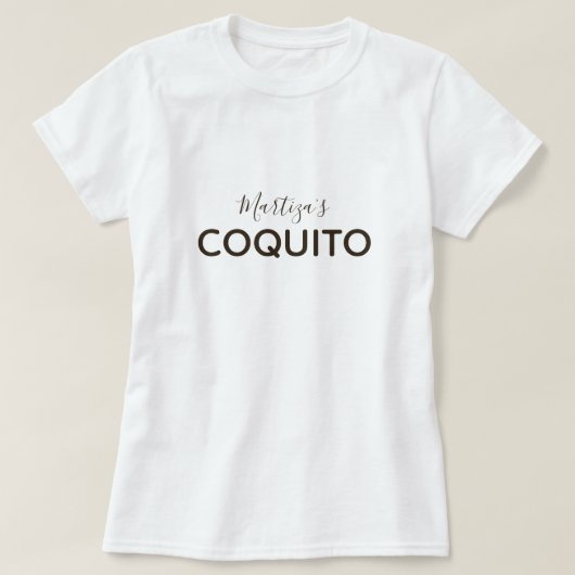 Coquito Coconut Classic Marketing T-shirt (Design voorkant)