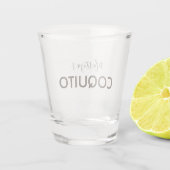 Coquito Coconut Klassieke Marketing Shot Glas (Achterkant)