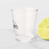 Coquito Coconut Klassieke Marketing Shot Glas (Rechts)