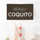 Coquito Coconut Klassieke Marketing Spandoek (Insitu)