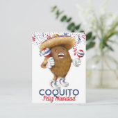 Coquito Coconut Maracas Briefkaart (Staand voorkant)
