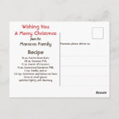 Coquito Coconut Maracas Briefkaart (Achterkant)