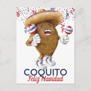 Coquito Coconut Maracas Briefkaart