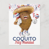 Coquito Coconut Maracas Briefkaart (Voorkant)