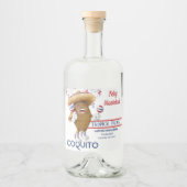 Coquito Coconut Maracas Likeurfles Etiket (Voorkant)